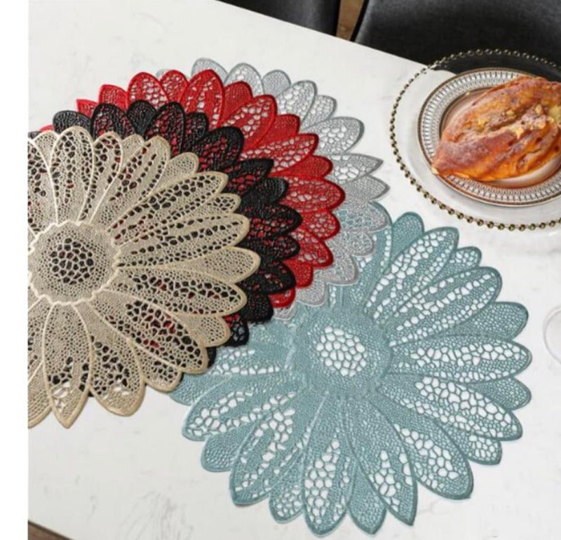 Placemats Flower shaped
