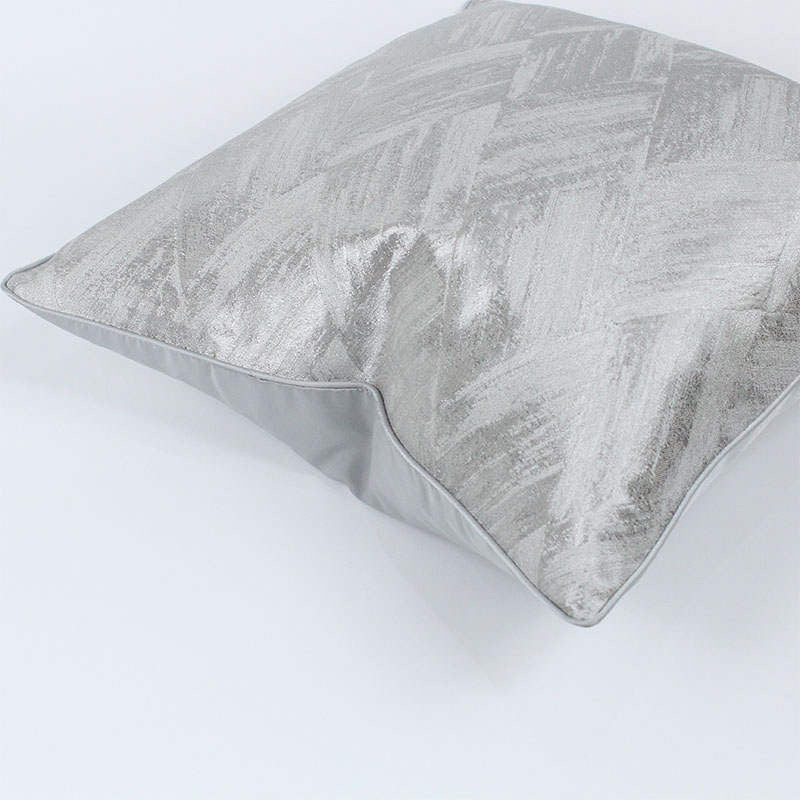 white gold texture modern luxury jacquard cushion cover