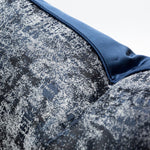 Blue Gray interlaced Texture Jacquard Cushion cover
