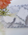 Marble Platter/Tray with trim